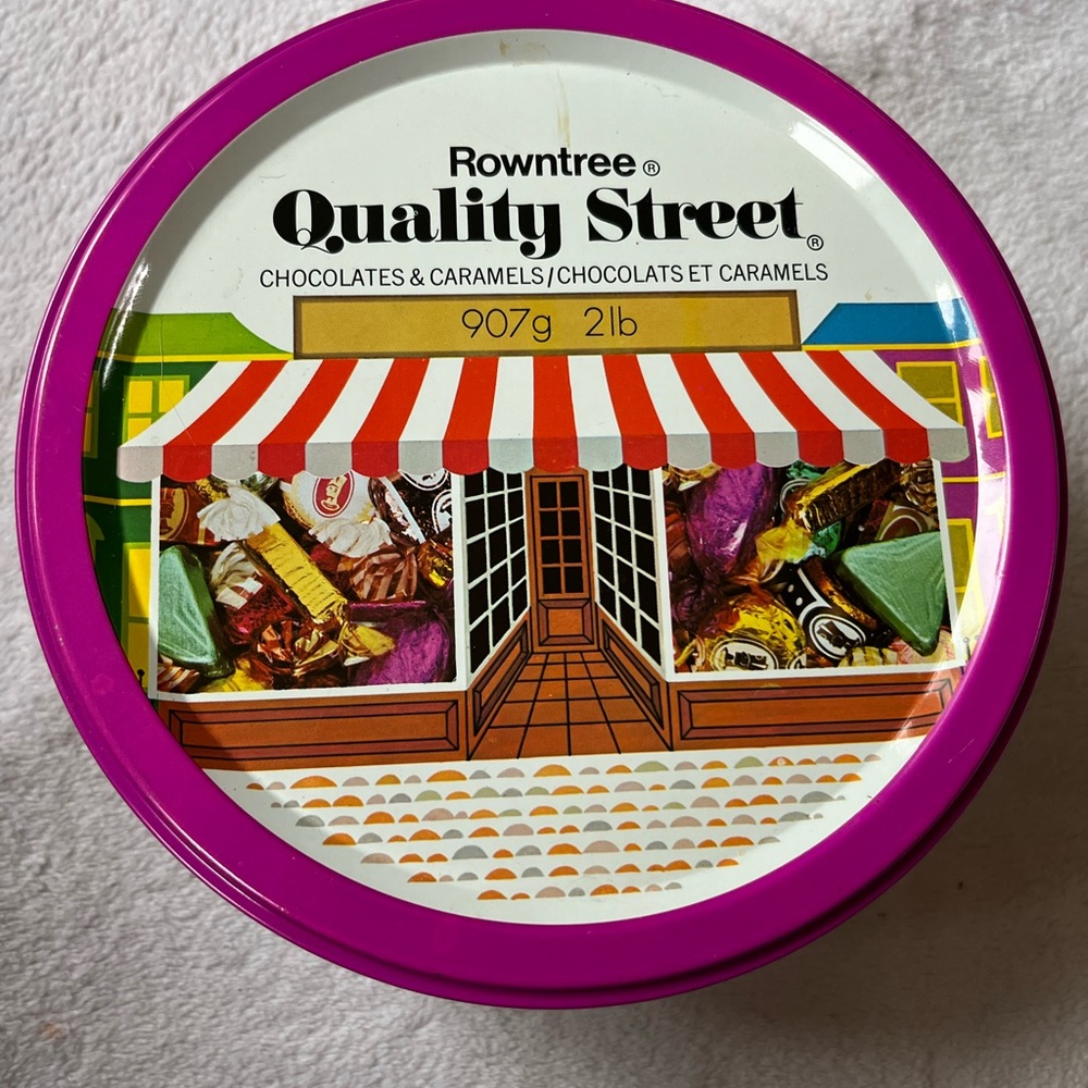 Quality Street Chocolates Tin - Purple